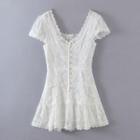 Lace Mini A-line Dress