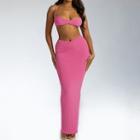 Set: Plain Top + Midi Pencil Skirt