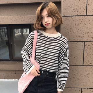 Striped T-shirt As Shown In Figure - One Size