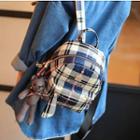 Rhinestone Plaid Backpack
