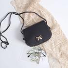 Mini Bow Flap Crossbody Bag