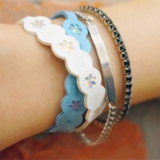 Fenice Series Faux-leather Bracelet