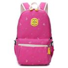 Cherry Print Canvas Backpack