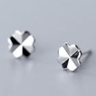 925 Sterling Silver Clover Earring 1 Pair - S925 Silver - Silver - One Size