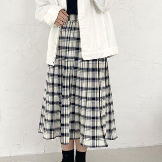 Plaid Skirt As Shown In Figure - One Size