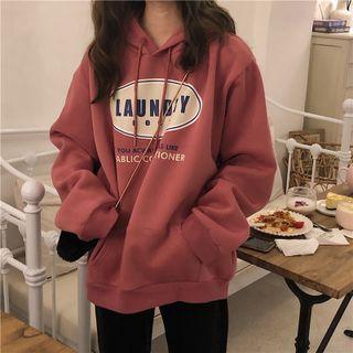 Long-sleeve Hooded Wide Sweatshirt