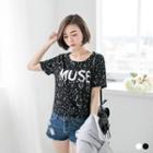 Paint Spatter Graphic Top
