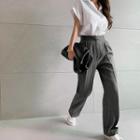 Cap-sleeve Cotton Shirt