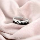 Couple Matching Wavy Ring S925 Silver - Eachother - One Size