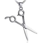 Stainless Steel Miniature Scissors Pendant Necklace