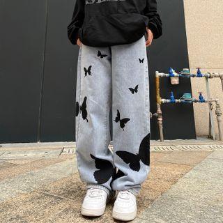 Butterfly Loose Fit Jeans