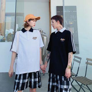 Couple Matching Patterned Wide-leg Shorts