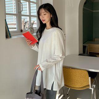Plus Size Basic Loose-fit T-shirt