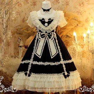 Short-sleeve Ruffled Lolita Dress