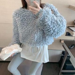 Faux Shearling Sweatshirt / T-shirt