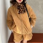 Quilted Zip Jacket / Shorts