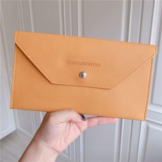 Faux Leather Makeup Brush Case Curcumin - One Size
