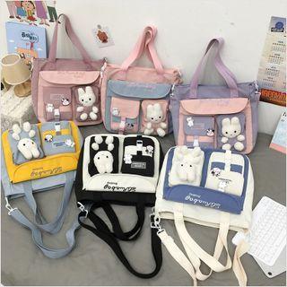 Rabbit Two-tone Crossbody Bag