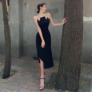 Strappy Cutout Bodycon Midi Dress