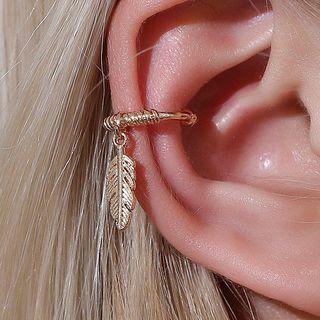 Alloy Feather Cuff Earring