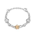 Share Of Love 3 Stars Steel Bracelet (rosegold) Rosegold - One Size