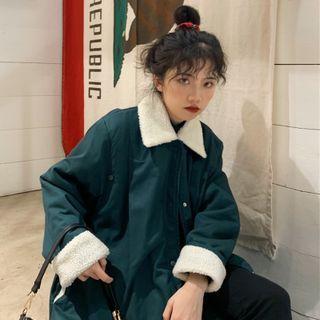 Collared Zip Jacket B796 - Green - One Size