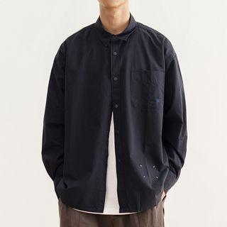Long Sleeve Pocket Front Cargo Shirt