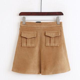 Pocket Woolen Shorts