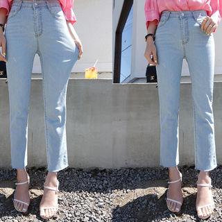 Ice-cool Natural-fit Summer Jeans