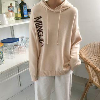 Long-sleeve Letter Print Hoodie