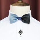 Printed Bow Tie Blue & Black - One Size