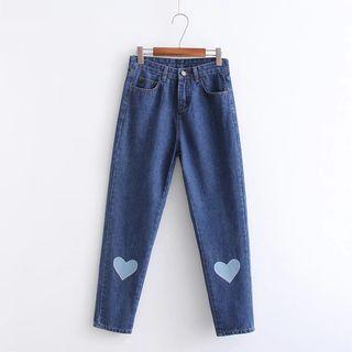 Sweetheart Slim-fit Washed Jeans