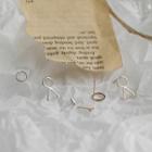 Non-matching Geometric Alloy Earring