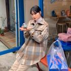 Flap-pocket Plaid Flannel Shirt