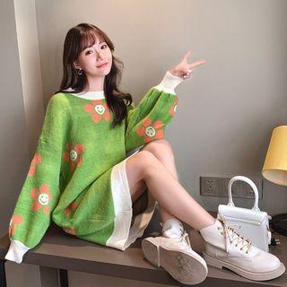 Floral Sweater Dress