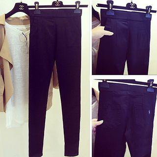 Elastic Waist Jeggings