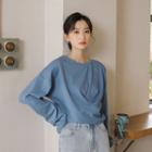 Draped Sweatshirt
