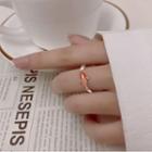 Fish Open Ring Red Fish - Silver - One Size