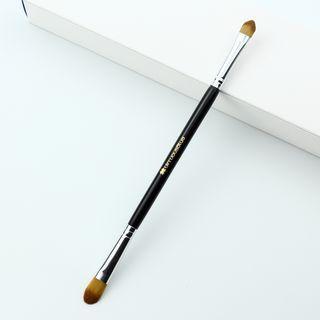 Dual Head Eye Makeup Brush Black - One Size