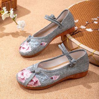 Embroidered Hanfu Mary Jane Shoes
