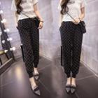 Print Chiffon Pants