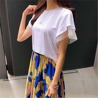 Layered Bell-sleeve T-shirt