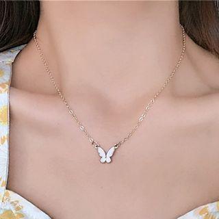Butterfly Necklace 1 Pc - 1999 - Butterfly Necklace - One Size