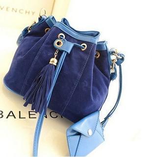 Tasseled Bucket Bag