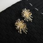 Alloy Firework Earring 1 Pair - S925 Silver Needle - One Size