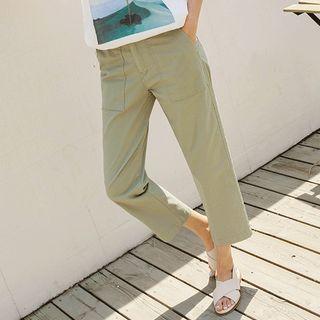 Patch-pocket Loose-fit Pants