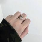 Stainless Steel Bead Wrap-around Ring
