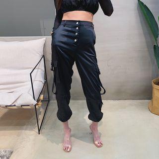 Satin Harem Pants