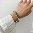 Chunky Chain Stainless Steel Bracelet Bracelet - 1 Pc - Silver - One Size