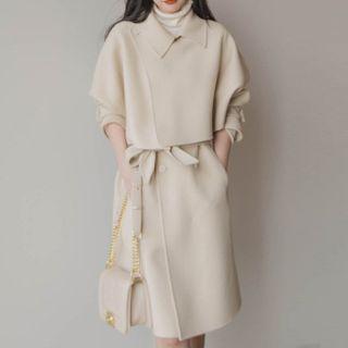 Set: Jacket + Midi Overall Dress